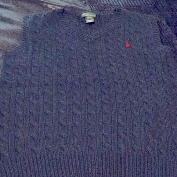 Polo v neck sweater vest - Picture 1 of 1